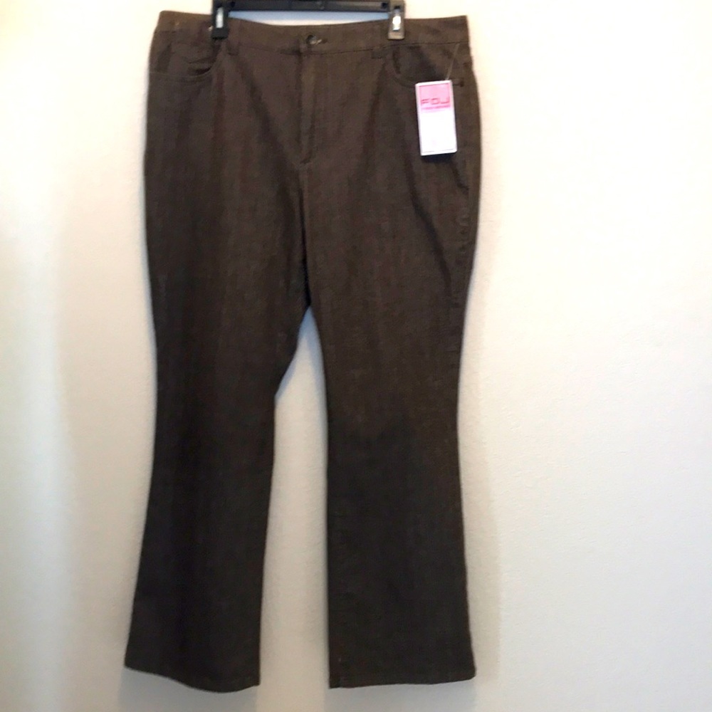 French Dressing Natural Fit Olivia Flare Size 18 Brown